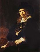 Rembrandt van rijn Portrait of Gerard de Lairesse Spain oil painting artist